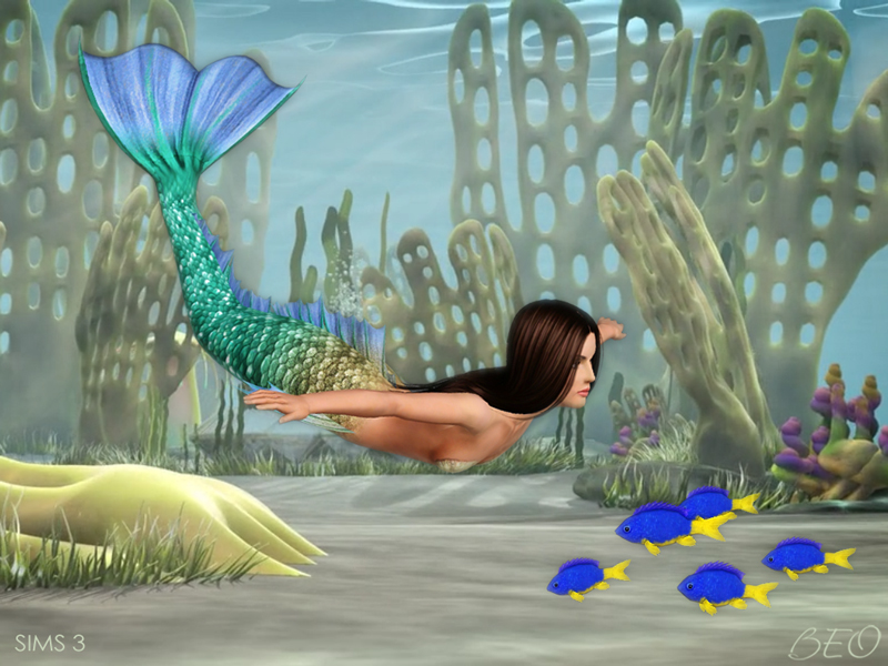 Mermaid tail v.2 for The Sims 4 by BEO (2)